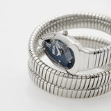 Buy Shop Just Cavalli Serpente Metallica Blue Dial Silver Steel Strap Watch for Women - JC1L224M0025 USA Online