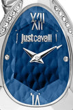 Buy Shop Just Cavalli Serpente Metallica Blue Dial Silver Steel Strap Watch for Women - JC1L224M0025 USA Online