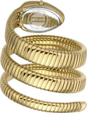 Buy Shop Just Cavalli Serpente Metallica Green Dial Gold Steel Strap Watch for Women - JC1L224M0045 USA Online