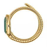 Buy Shop Just Cavalli Serpente Metallica Green Dial Gold Steel Strap Watch for Women - JC1L224M0045 USA Online