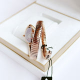 Buy Shop Just Cavalli Serpente Metallica Green Dial Rose Gold Steel Strap Watch for Women - JC1L208M0055 USA Online