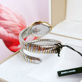 Buy Shop Just Cavalli Serpente Metallica Mother of Pearl Dial Two Tone Steel Strap Watch for Women - JC1L208M0065 USA Online