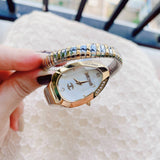 Buy Shop Just Cavalli Serpente Metallica Mother of Pearl Dial Two Tone Steel Strap Watch for Women - JC1L208M0065 USA Online