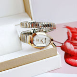 Buy Shop Just Cavalli Serpente Metallica Mother of Pearl Dial Two Tone Steel Strap Watch for Women - JC1L208M0065 USA Online