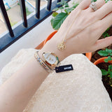 Buy Shop Just Cavalli Serpente Metallica Mother of Pearl Dial Two Tone Steel Strap Watch for Women - JC1L208M0065 USA Online