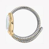 Buy Shop Just Cavalli Serpente Metallica Mother of Pearl Dial Two Tone Steel Strap Watch for Women - JC1L208M0065 USA Online