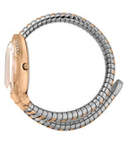Buy Shop Just Cavalli Serpente Metallica Rose Gold Dial Two Tone Steel Strap Watch for Women - JC1L208M0075 USA Online