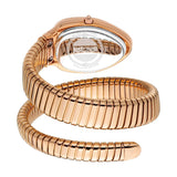 Buy Shop Just Cavalli Serpente Metallica White Dial Rose Gold Steel Strap Watch for Women - JC1L223M0045 USA Online