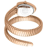Buy Shop Just Cavalli Signature Snake Green Dial Rose Gold Steel Strap Watch for Women - JC1L249M0045 USA Online