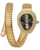 Buy Shop Just Cavalli Solo Black Dial Gold Steel Strap Watch for Women - JC1L167M0035 USA Online