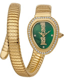 Buy Shop Just Cavalli Solo Green Dial Gold Steel Strap Watch for Women - JC1L167M0025 USA Online