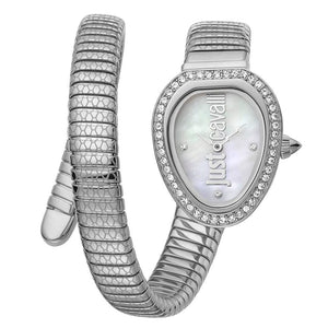 Buy Shop Just Cavalli Solo Mother of Pearl Dial Silver Steel Strap Watch for Women - JC1L167M0015 USA Online