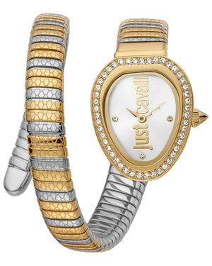 Buy Shop Just Cavalli Solo Mother of Pearl Dial Two Tone Steel Strap Watch for Women - JC1L167M0055 USA Online