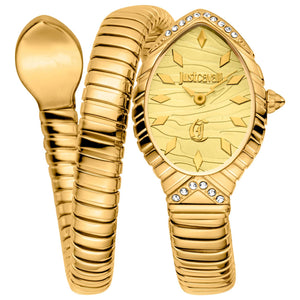 Buy Shop Just Cavalli Specchio Gold Dial Gold Steel Strap Watch for Women - JC1L322M0025 USA Online