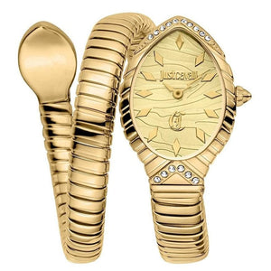 Buy Shop Just Cavalli Specchio Gold Dial Gold Steel Strap Watch for Women - JC1L322M0025 USA Online