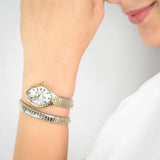 Buy Shop Just Cavalli Specchio Silver Dial Two Tone Steel Strap Watch for Women - JC1L322M0055 USA Online