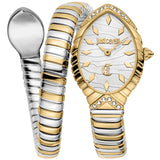 Buy Shop Just Cavalli Specchio Silver Dial Two Tone Steel Strap Watch for Women - JC1L322M0055 USA Online