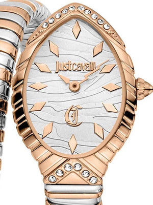 Buy Shop Just Cavalli Specchio Silver Dial Two Tone Steel Strap Watch for Women - JC1L322M0065 USA Online