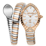 Buy Shop Just Cavalli Specchio Silver Dial Two Tone Steel Strap Watch for Women - JC1L322M0065 USA Online