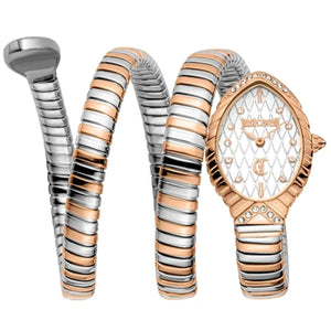 Buy Shop Just Cavalli Specchio Silver Dial Two Tone Steel Strap Watch for Women - JC1L323M0065 USA Online