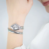 Buy Shop Just Cavalli Speranza Silver Dial Silver Steel Strap Watch for Women - JC1L356M0015 USA Online
