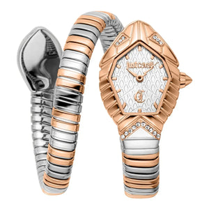 Buy Shop Just Cavalli Speranza Silver Dial Two Tone Steel Strap Watch for Women - JC1L356M0065 USA Online