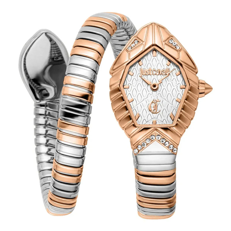 Buy Shop Just Cavalli Speranza Silver Dial Two Tone Steel Strap Watch for Women - JC1L356M0065 USA Online