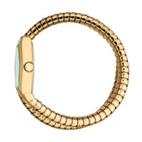 Buy Shop Just Cavalli Splora Green Dial Gold Steel Strap Watch for Women - JC1L394M0035 USA Online