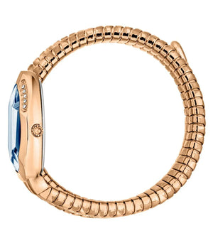 Buy Shop Just Cavalli Taglio Blue Dial Rose Gold Steel Strap Watch for Women - JC1L226M0045 USA Online