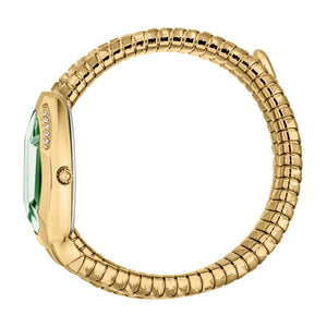 Buy Shop Just Cavalli Taglio Green Dial Gold Steel Strap Watch for Women - JC1L226M0035 USA Online