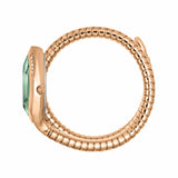 Buy Shop Just Cavalli Taglio Green Dial Rose Gold Steel Strap Watch for Women - JC1L225M0065 USA Online