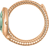 Buy Shop Just Cavalli Taglio Green Dial Rose Gold Steel Strap Watch for Women - JC1L225M0065 USA Online