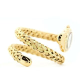 Buy Shop Just Cavalli Twined Green Dial Gold Steel Strap Watch for Women - JC1L305M0035 USA Online