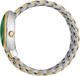 Buy Shop Just Cavalli Twined Green Dial Two Tone Steel Strap Watch for Women - JC1L264M0065 USA Online