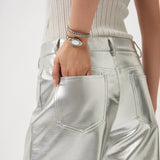 Buy Shop Just Cavalli Twined Mother of Pearl Dial Silver Steel Strap Watch for Women - JC1L305M0015 USA Online