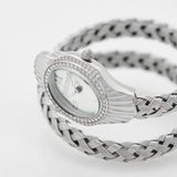 Buy Shop Just Cavalli Twined Mother of Pearl Dial Silver Steel Strap Watch for Women - JC1L305M0015 USA Online