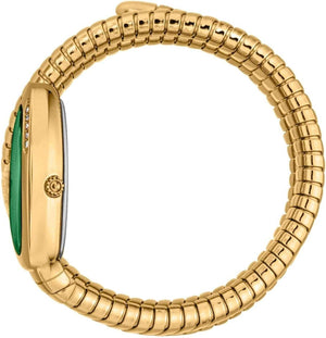 Buy Shop Just Cavalli Vezzoso Green Dial Gold Steel Strap Watch for Women - JC1L230M0045 USA Online