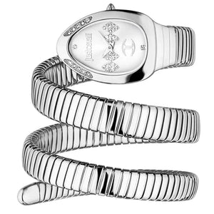 Buy Shop Just Cavalli Vezzoso Silver Dial Silver Steel Strap Watch for Women - JC1L230M0015 USA Online