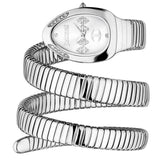 Buy Shop Just Cavalli Vezzoso Silver Dial Silver Steel Strap Watch for Women - JC1L230M0015 USA Online