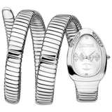 Buy Shop Just Cavalli Vezzoso Silver Dial Silver Steel Strap Watch for Women - JC1L230M0015 USA Online