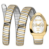 Buy Shop Just Cavalli Vezzoso Silver Dial Two Tone Steel Strap Watch for Women - JC1L230M0065 USA Online