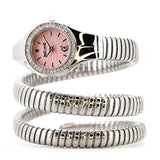 Buy Shop Just Cavalli Vita Pink Dial Silver Steel Strap Watch for Women - JC1L355M0015 USA Online