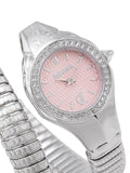 Buy Shop Just Cavalli Vita Pink Dial Silver Steel Strap Watch for Women - JC1L355M0015 USA Online