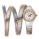 Buy Shop Just Cavalli Vita White Dial Two Tone Steel Strap Watch for Women - JC1L355M0065 USA Online