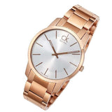 Buy Shop Calvin Klein City White Dial Rose Gold Steel Strap Watch for Men - K2G21646 USA Online