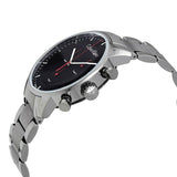 Calvin Klein City Chronograph Black Dial Silver Steel Strap Watch for Men - K2G27141