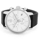Buy Shop Calvin Klein City Chronograph Silver Dial Black Leather Strap Watch for Men - K2G271C6 USA Online