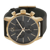 Buy Shop Calvin Klein City Chronograph Grey Dial Brown Leather Strap Watch for Men - K2G276G3 USA Online