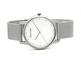 Buy Shop Calvin Klein City Chronograph White Dial Silver Mesh Bracelet Watch for Men - K2G2G126 USA Online