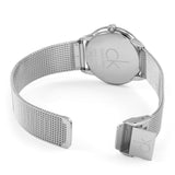Buy Shop Calvin Klein Minimal White Dial Silver Mesh Bracelet Watch for Women - K3M2212Y USA Online